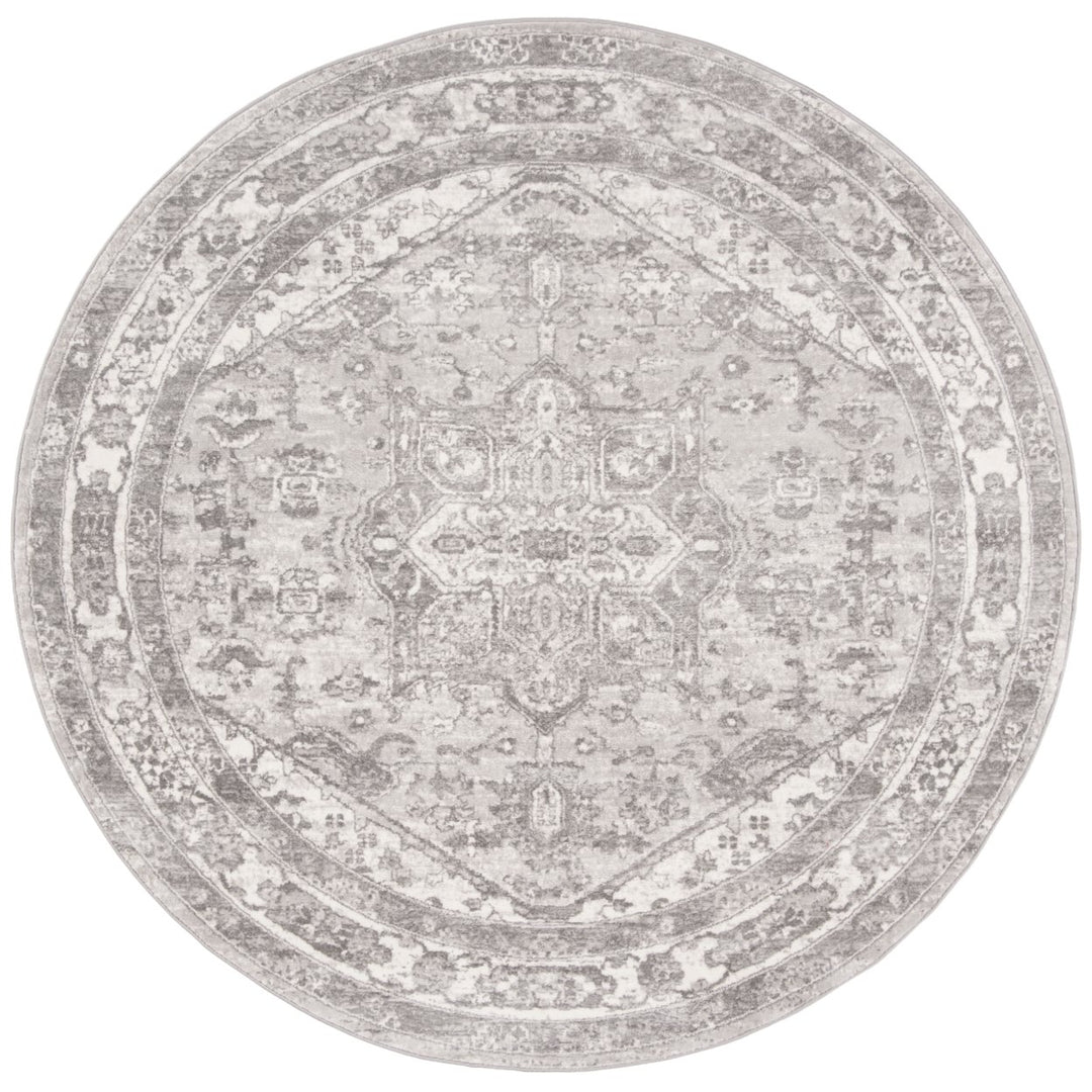 SAFAVIEH Brentwood Collection BNT852B Cream / Grey Rug Image 1