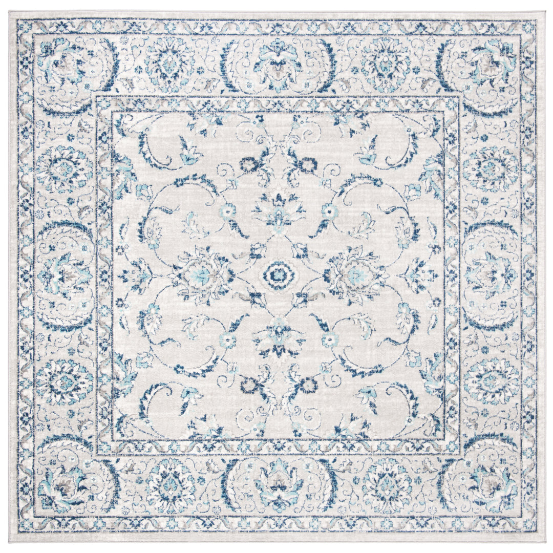 SAFAVIEH BNT854G Brentwood Light Grey / Blue Image 4