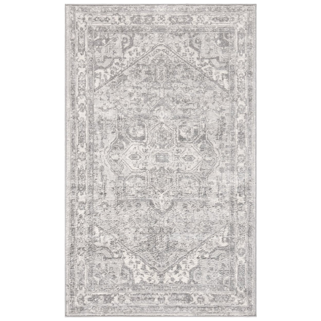 SAFAVIEH Brentwood Collection BNT852B Cream / Grey Rug Image 8