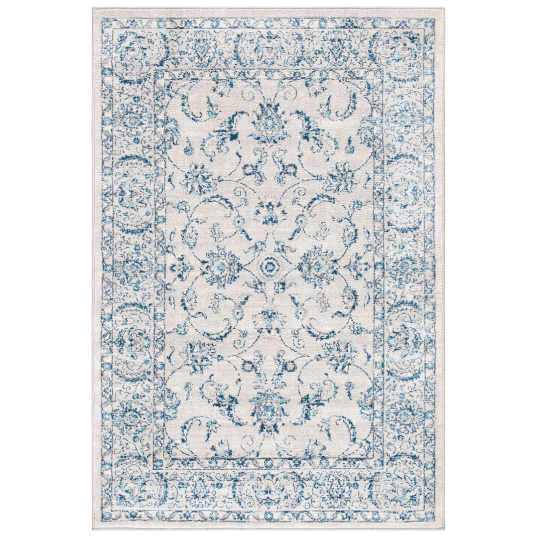 SAFAVIEH BNT854G Brentwood Light Grey / Blue Image 5