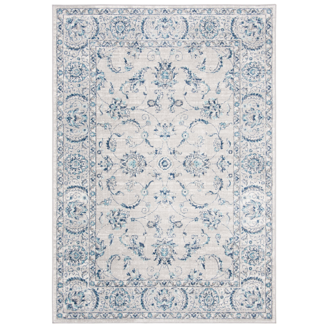 SAFAVIEH BNT854G Brentwood Light Grey / Blue Image 7