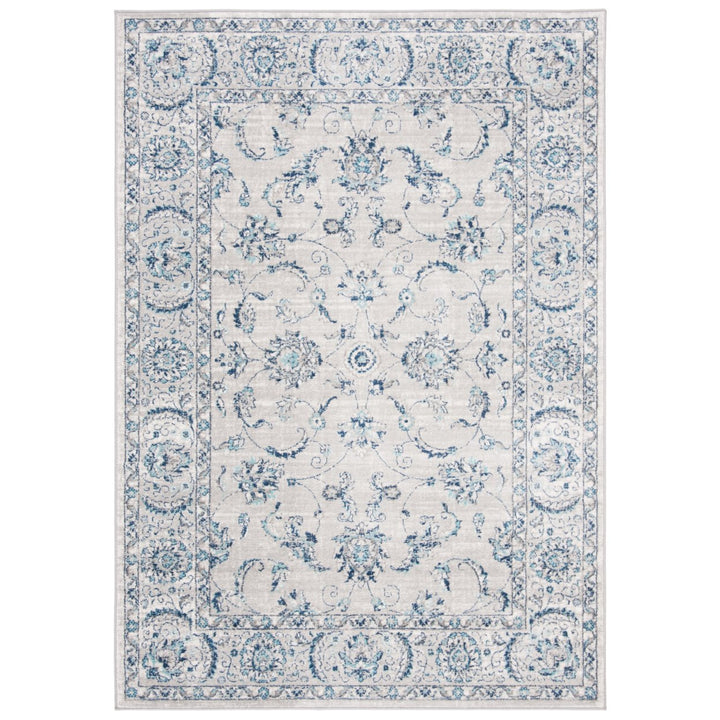 SAFAVIEH BNT854G Brentwood Light Grey / Blue Image 1