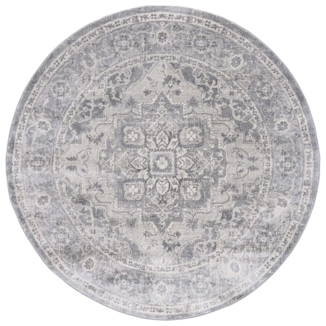 SAFAVIEH Brentwood BNT837F Grey / Light Grey Rug Image 4