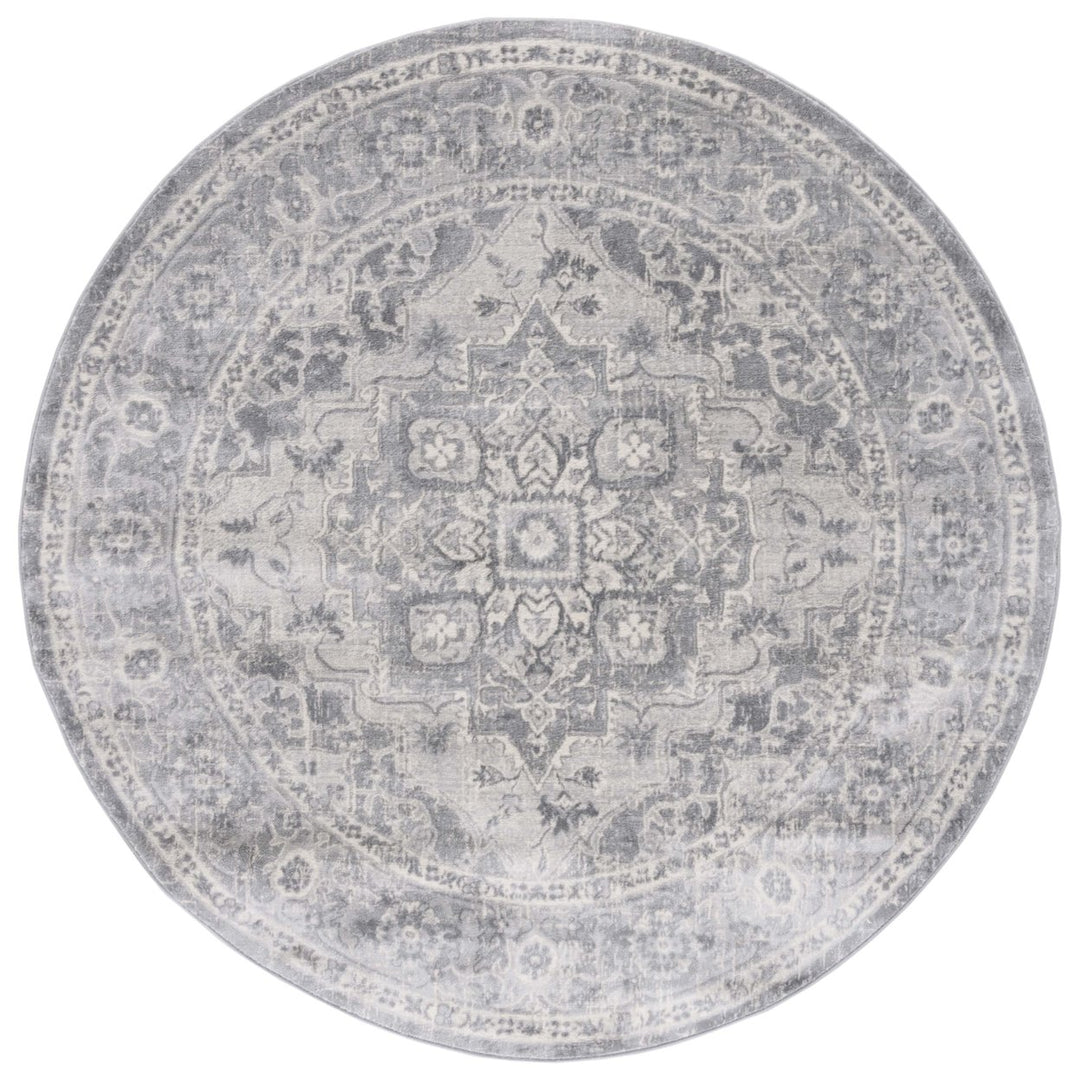 SAFAVIEH Brentwood BNT837F Grey / Light Grey Rug Image 1