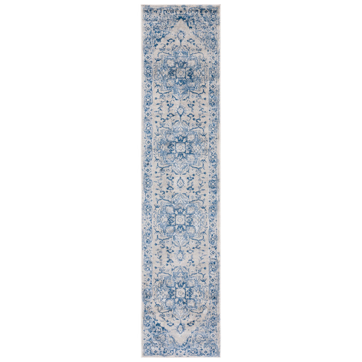 SAFAVIEH Brentwood Collection BNT837M Blue / Ivory Rug Image 1