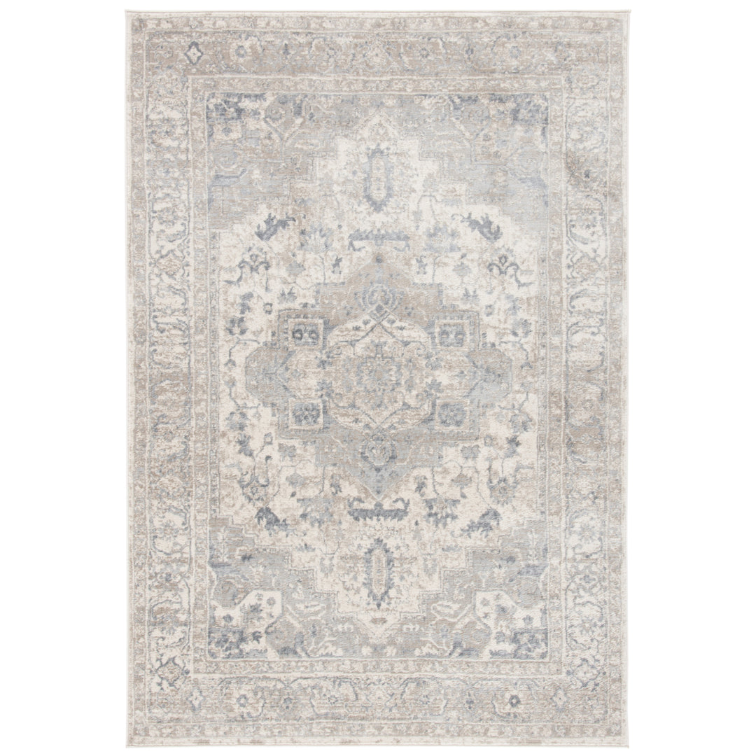 SAFAVIEH Brentwood Collection BNT851J Ivory / Grey Rug Image 1