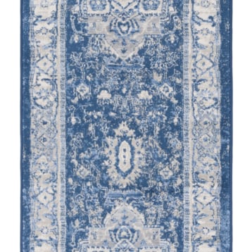 SAFAVIEH Brentwood Collection BNT851N Navy / Grey Rug Image 5