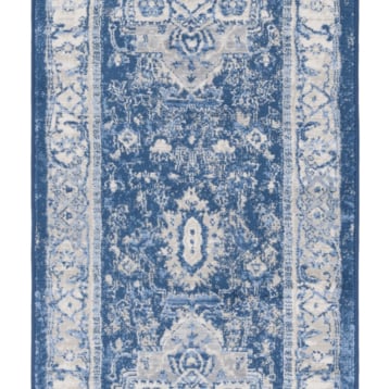 SAFAVIEH Brentwood Collection BNT851N Navy / Grey Rug Image 1