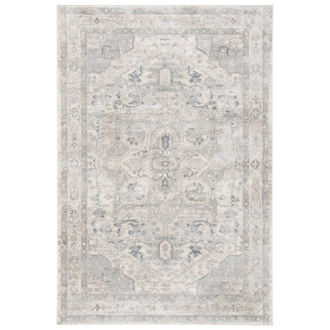 SAFAVIEH Brentwood Collection BNT852D Ivory / Grey Rug Image 1