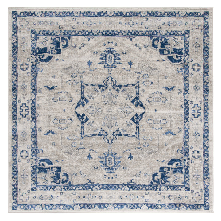 SAFAVIEH Brentwood Collection BNT852C Beige / Blue Rug Image 5