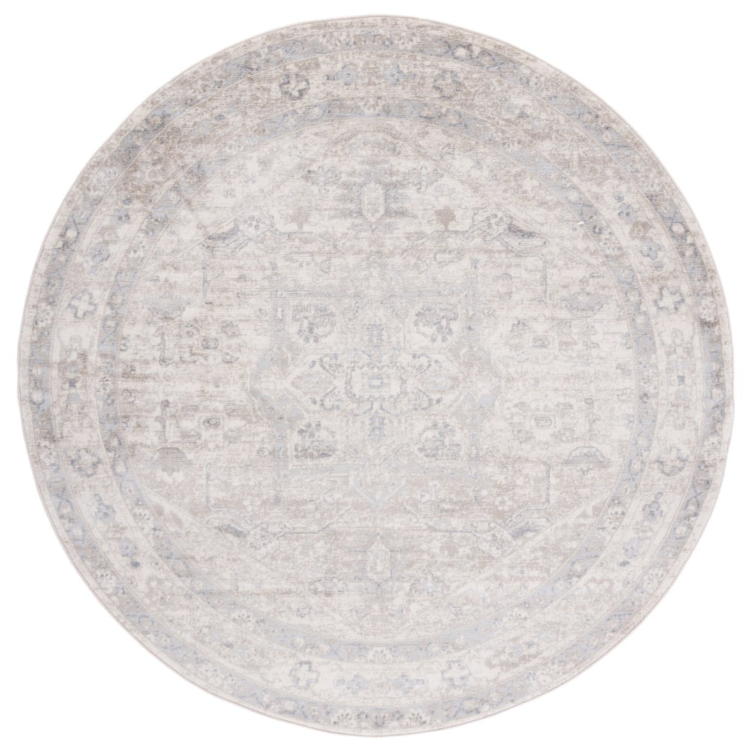 SAFAVIEH Brentwood Collection BNT852D Ivory / Grey Rug Image 2