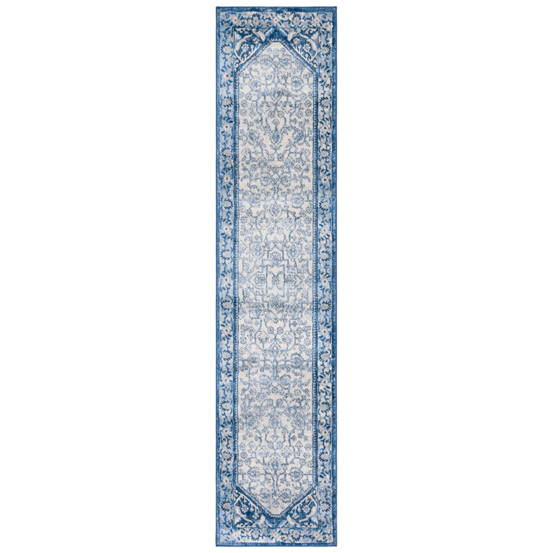 SAFAVIEH Brentwood Collection BNT853M Blue / Ivory Rug Image 2