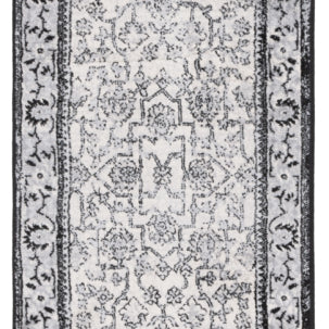 SAFAVIEH Brentwood Collection BNT853Z Black / Ivory Rug Image 1