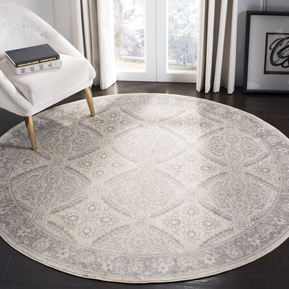 SAFAVIEH Brentwood Collection BNT863B Cream / Grey Rug Image 2