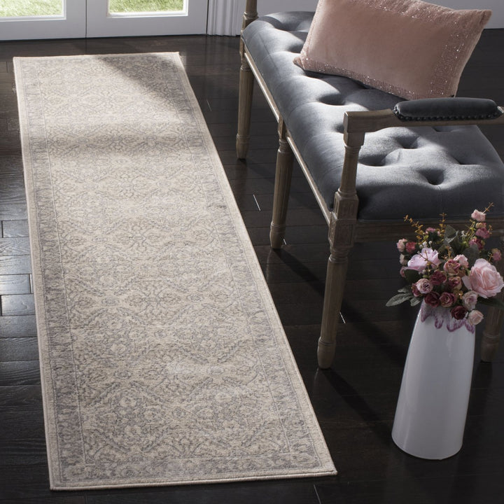 SAFAVIEH Brentwood Collection BNT863B Cream / Grey Rug Image 3