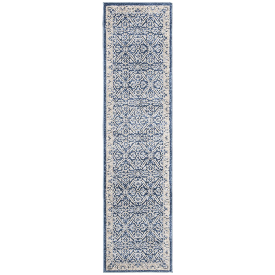 SAFAVIEH Brentwood Collection BNT863N Navy / Creme Rug Image 1