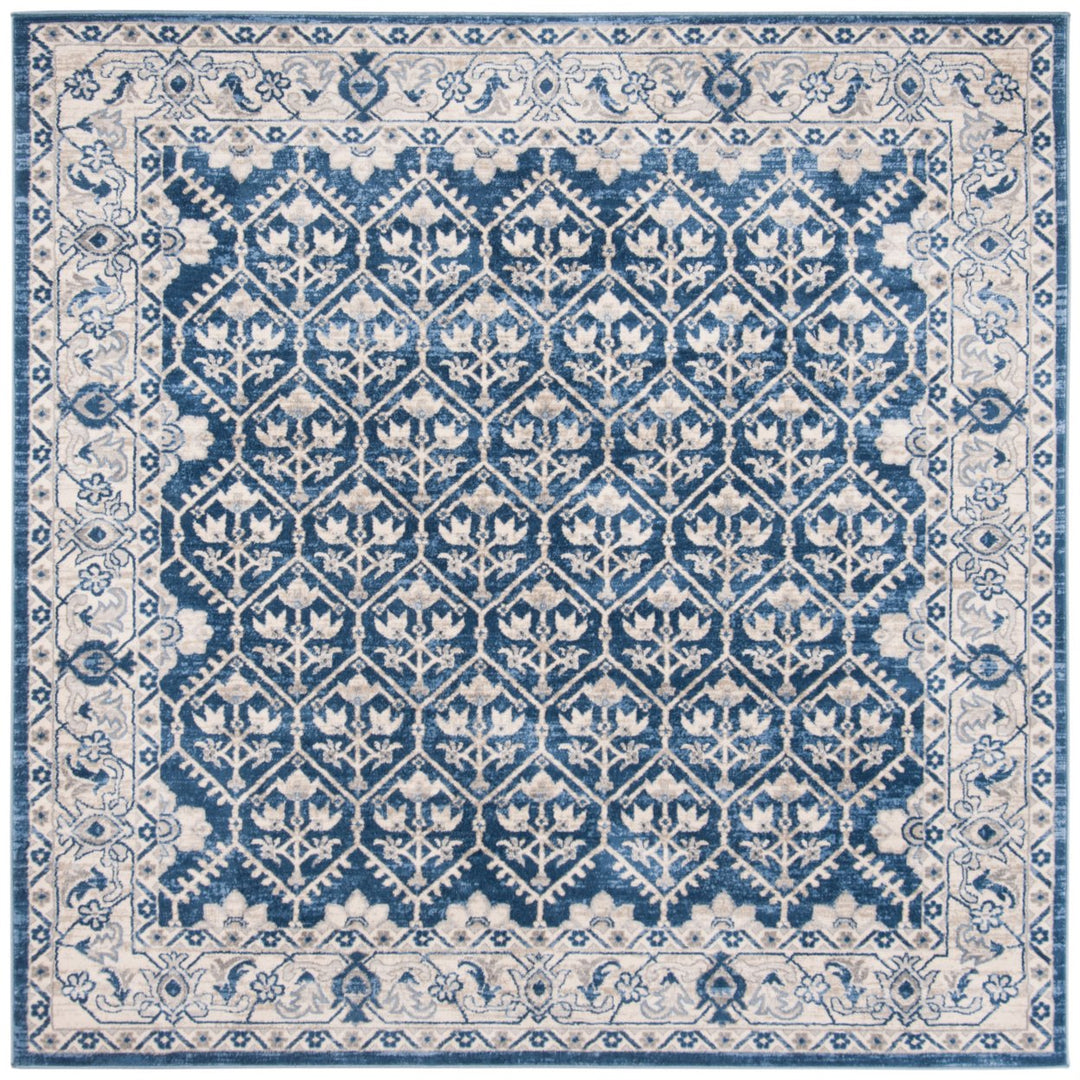 SAFAVIEH Brentwood BNT869M Navy / Light Grey Rug Image 1