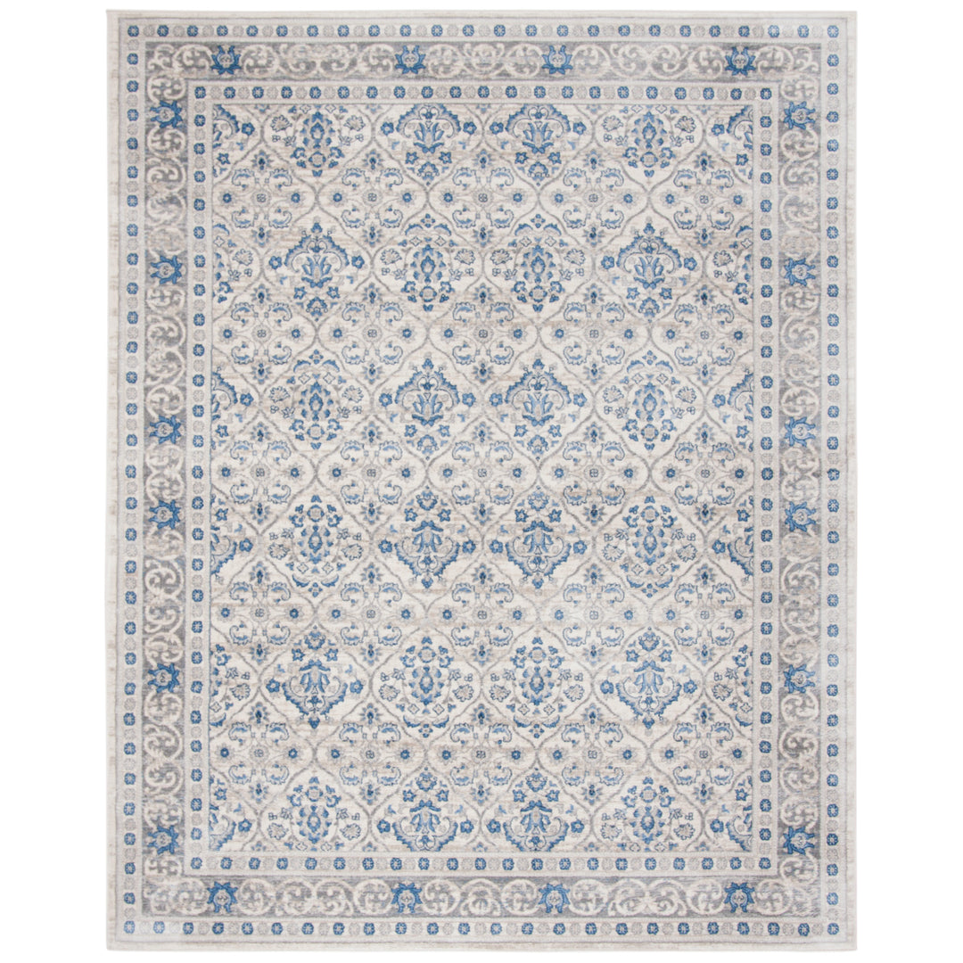 SAFAVIEH Brentwood BNT870G Light Grey / Blue Rug Image 1