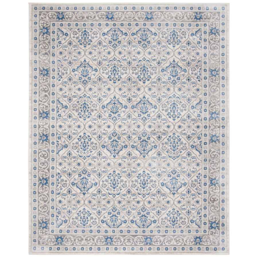 SAFAVIEH Brentwood BNT870G Light Grey / Blue Rug Image 1