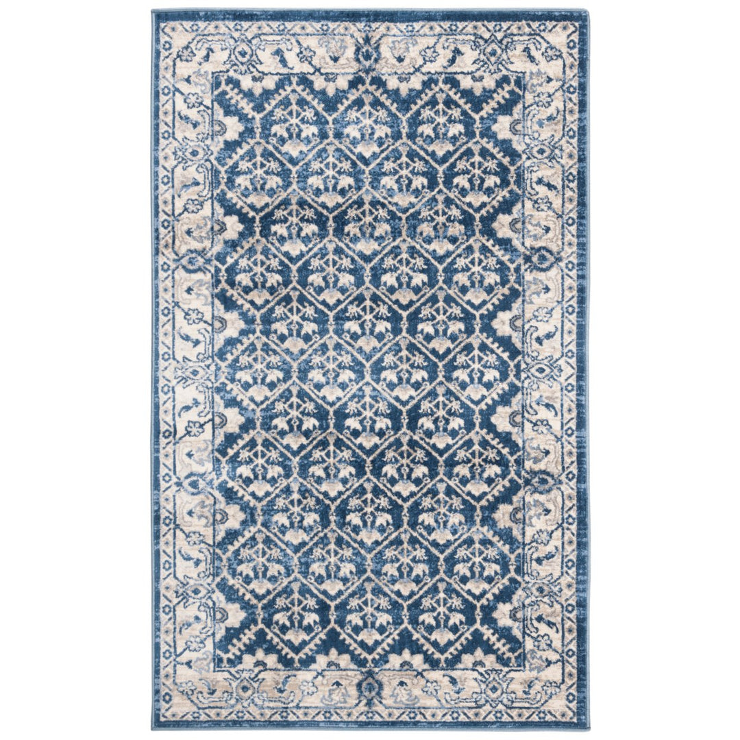 SAFAVIEH Brentwood BNT869M Navy / Light Grey Rug Image 1