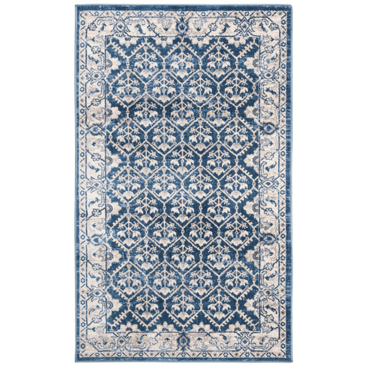 SAFAVIEH Brentwood BNT869M Navy / Light Grey Rug Image 1