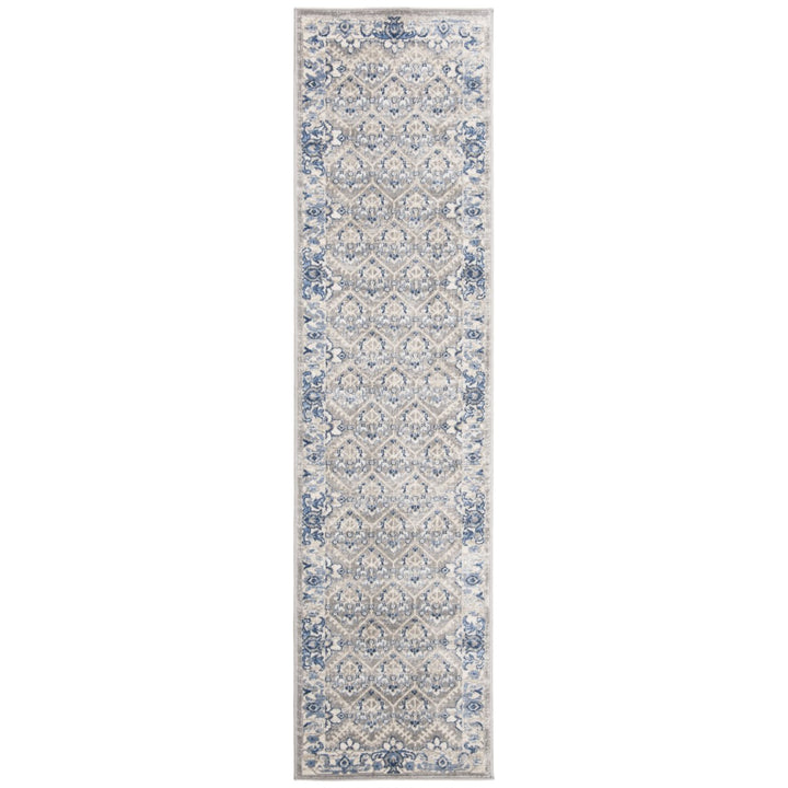 SAFAVIEH Brentwood BNT869G Light Grey / Blue Rug Image 1