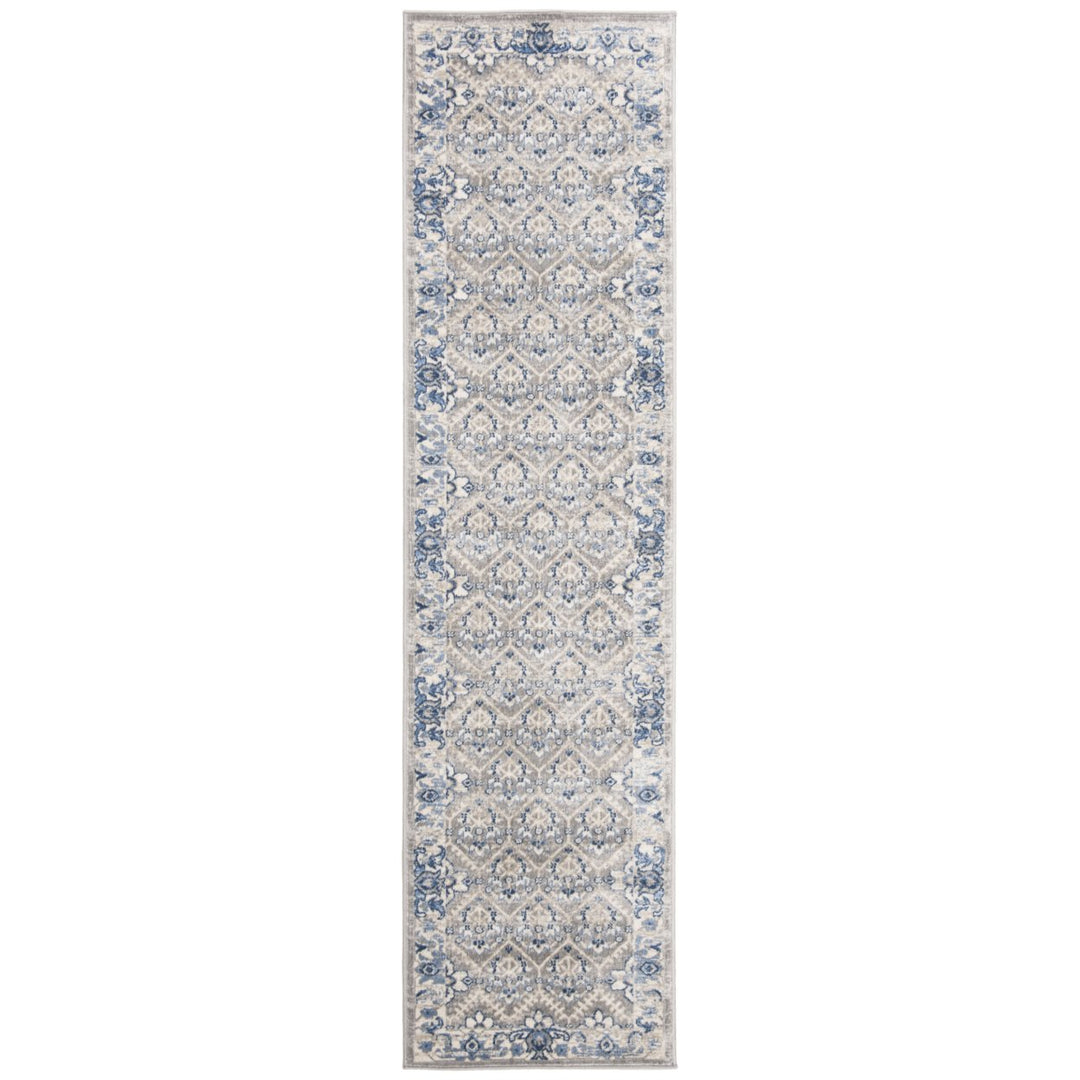 SAFAVIEH Brentwood BNT869G Light Grey / Blue Rug Image 1