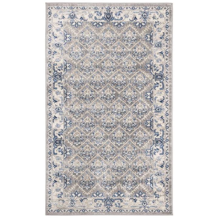 SAFAVIEH Brentwood BNT869G Light Grey / Blue Rug Image 1