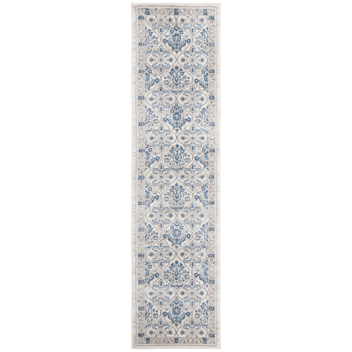 SAFAVIEH Brentwood BNT870G Light Grey / Blue Rug Image 5