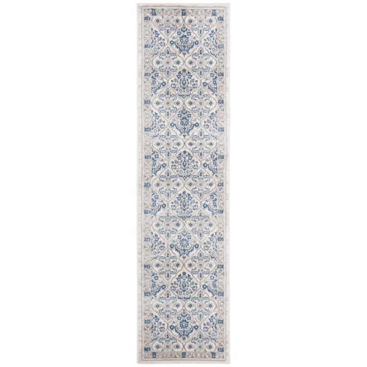 SAFAVIEH Brentwood BNT870G Light Grey / Blue Rug Image 1