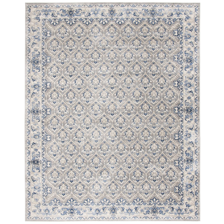 SAFAVIEH Brentwood BNT869G Light Grey / Blue Rug Image 1