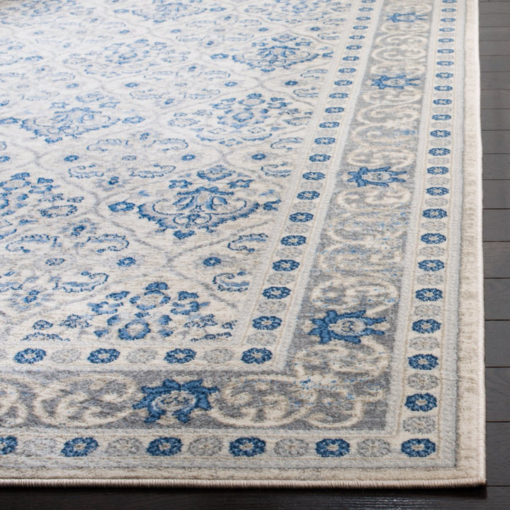 SAFAVIEH Brentwood BNT870G Light Grey / Blue Rug Image 7