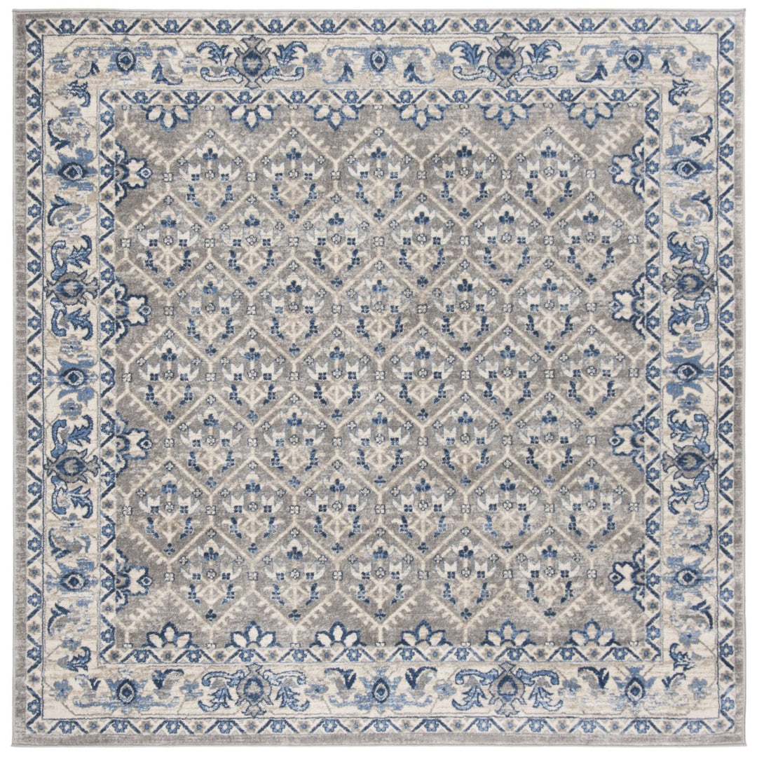 SAFAVIEH Brentwood BNT869G Light Grey / Blue Rug Image 1