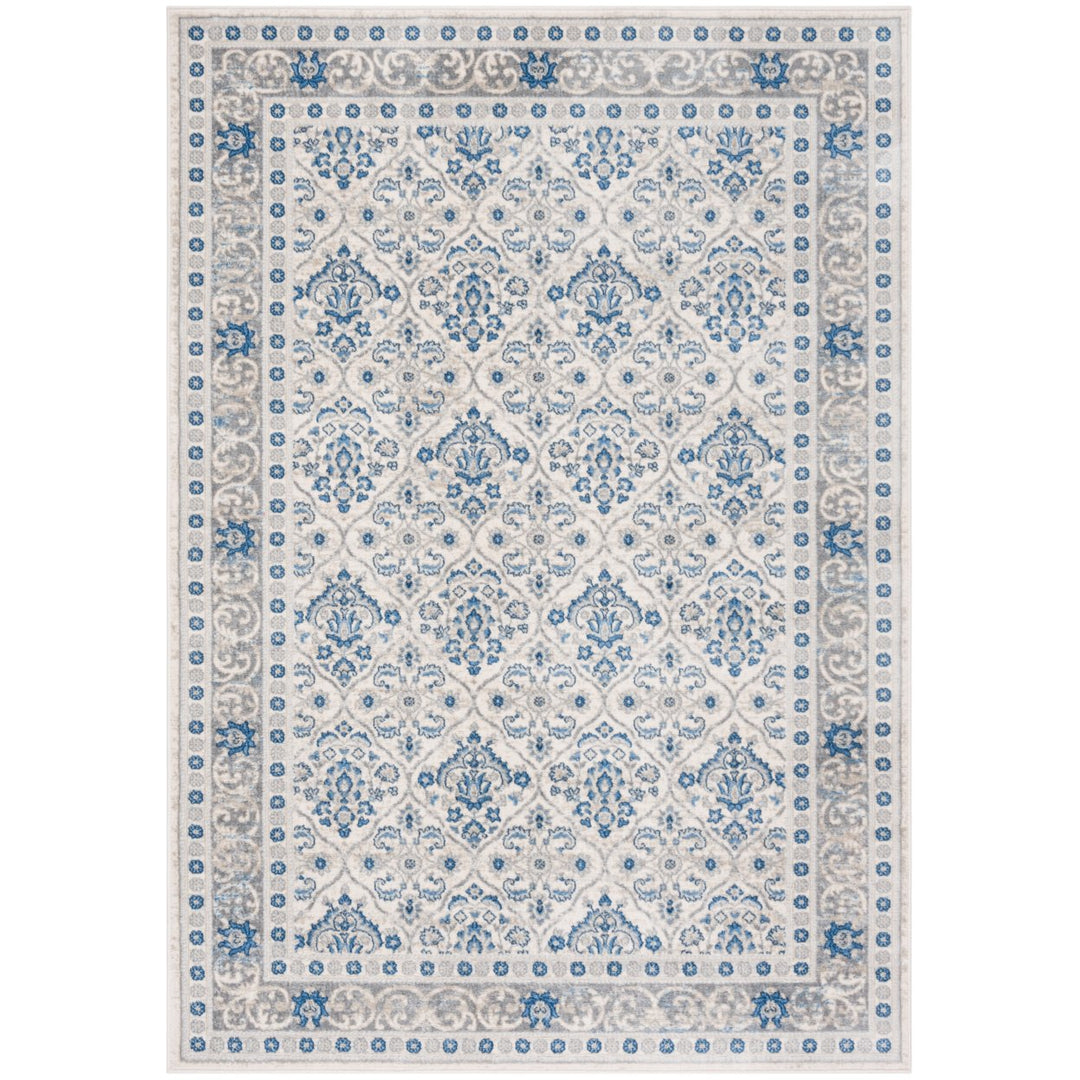 SAFAVIEH Brentwood BNT870G Light Grey / Blue Rug Image 10