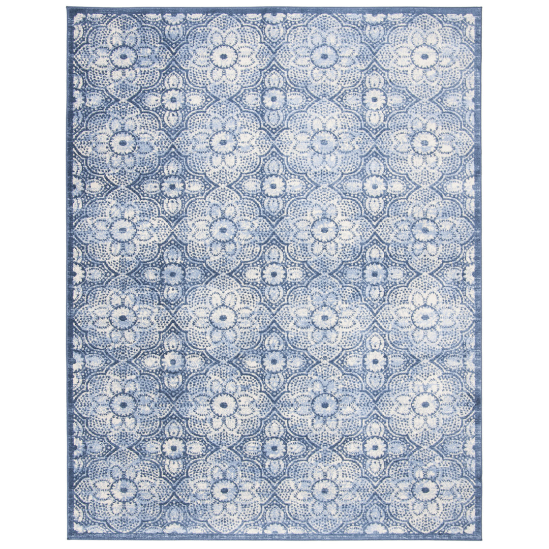 SAFAVIEH Brentwood Collection BNT862N Navy / Creme Rug Image 1