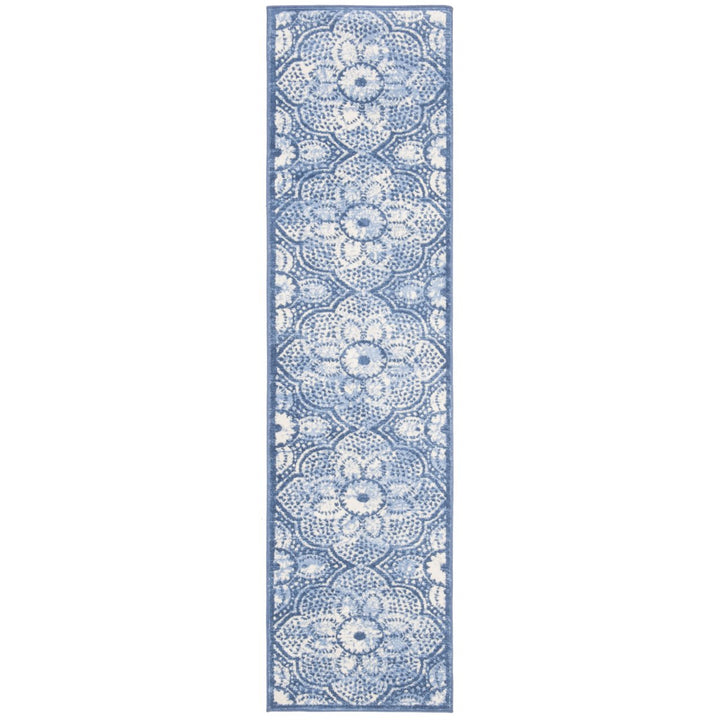 SAFAVIEH Brentwood Collection BNT862N Navy / Creme Rug Image 1