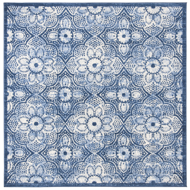 SAFAVIEH Brentwood Collection BNT862N Navy / Creme Rug Image 6