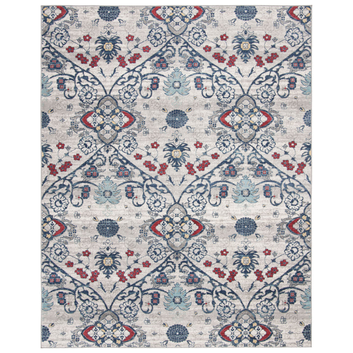 SAFAVIEH Brentwood Collection BNT894M Navy / Grey Rug Image 1