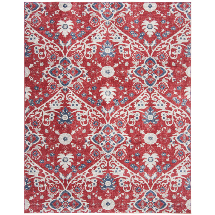 SAFAVIEH Brentwood Collection BNT894R Red / Ivory Rug Image 1