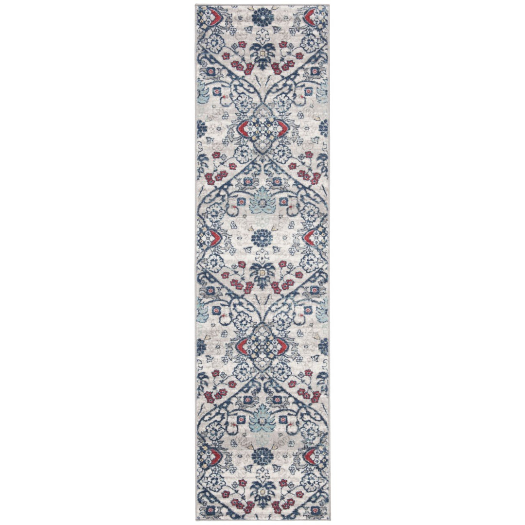 SAFAVIEH Brentwood Collection BNT894M Navy / Grey Rug Image 5