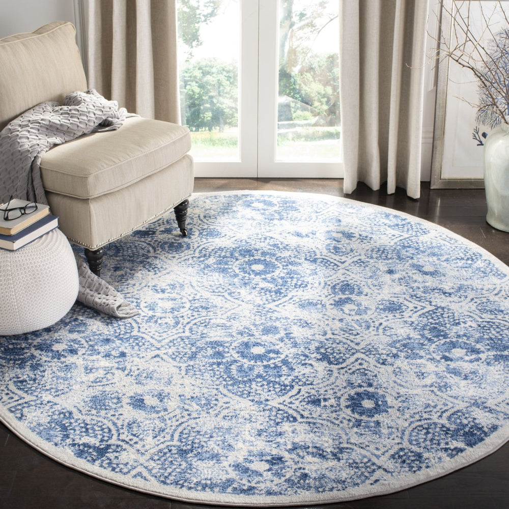 SAFAVIEH Brentwood Collection BNT862D Cream / Blue Rug Image 2