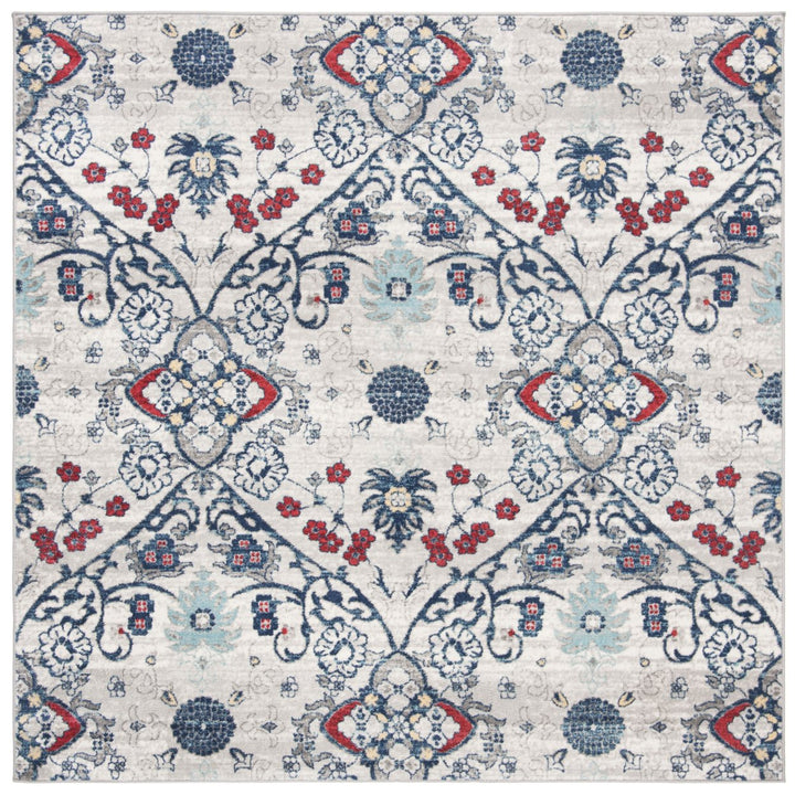 SAFAVIEH Brentwood Collection BNT894M Navy / Grey Rug Image 6