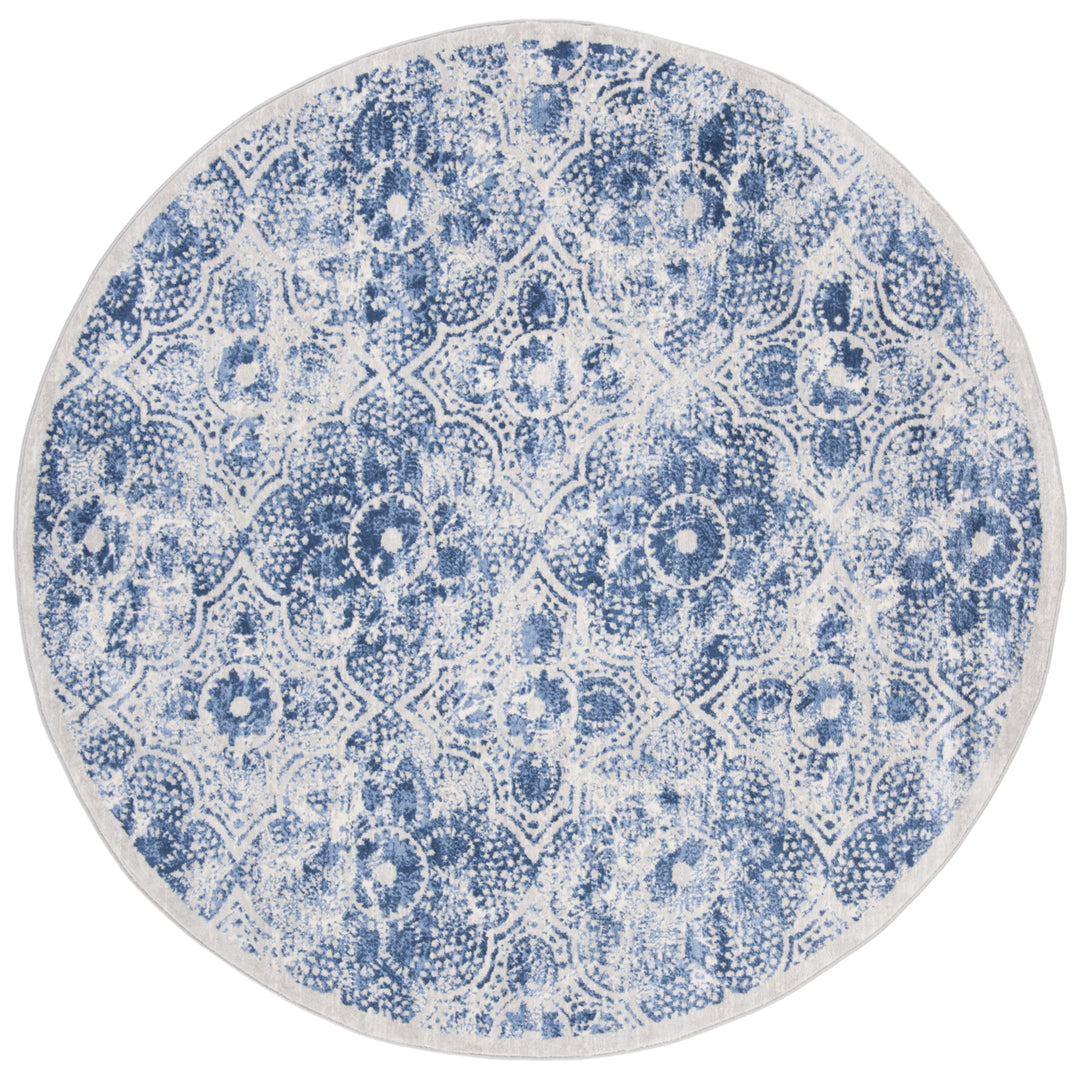 SAFAVIEH Brentwood Collection BNT862D Cream / Blue Rug Image 4