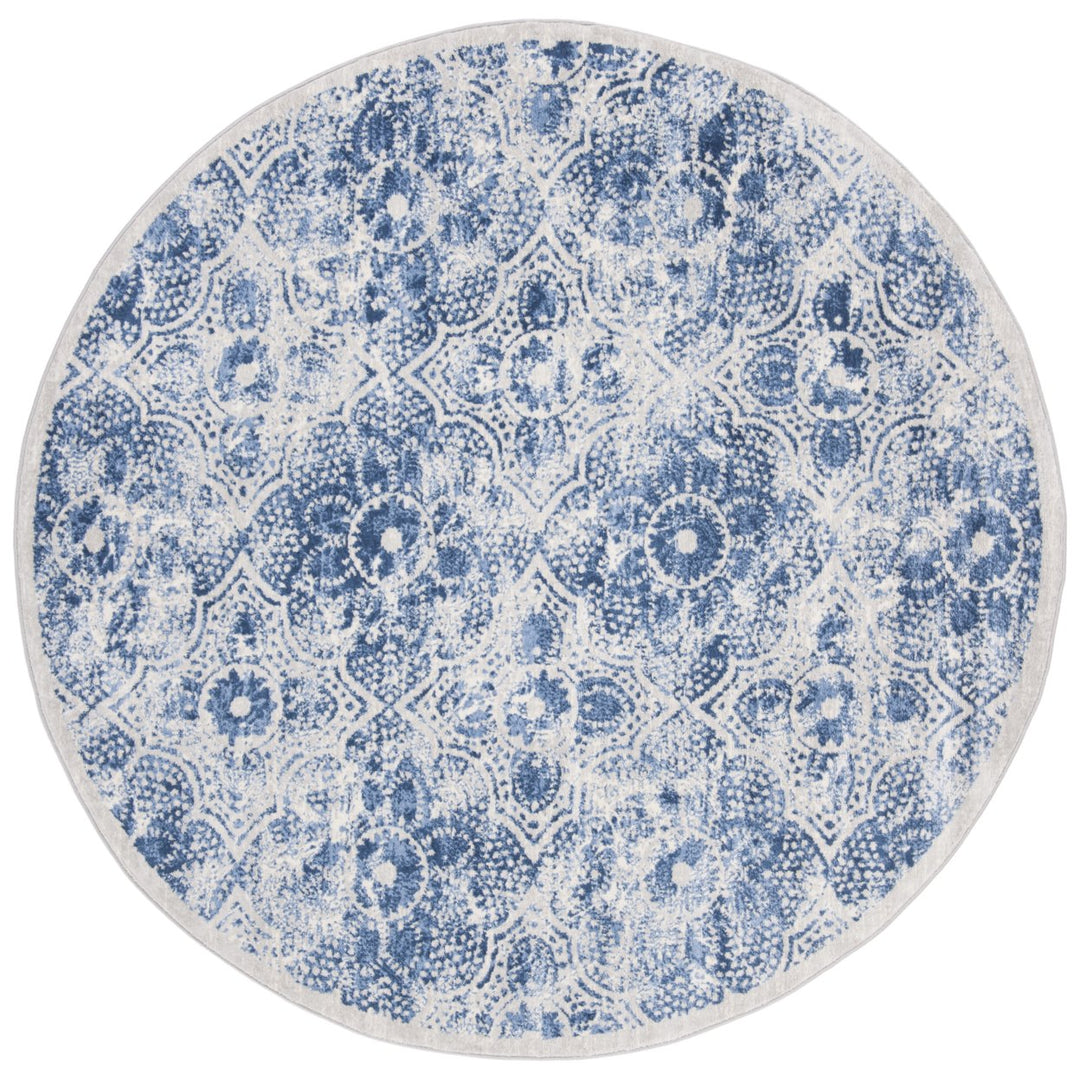 SAFAVIEH Brentwood Collection BNT862D Cream / Blue Rug Image 1