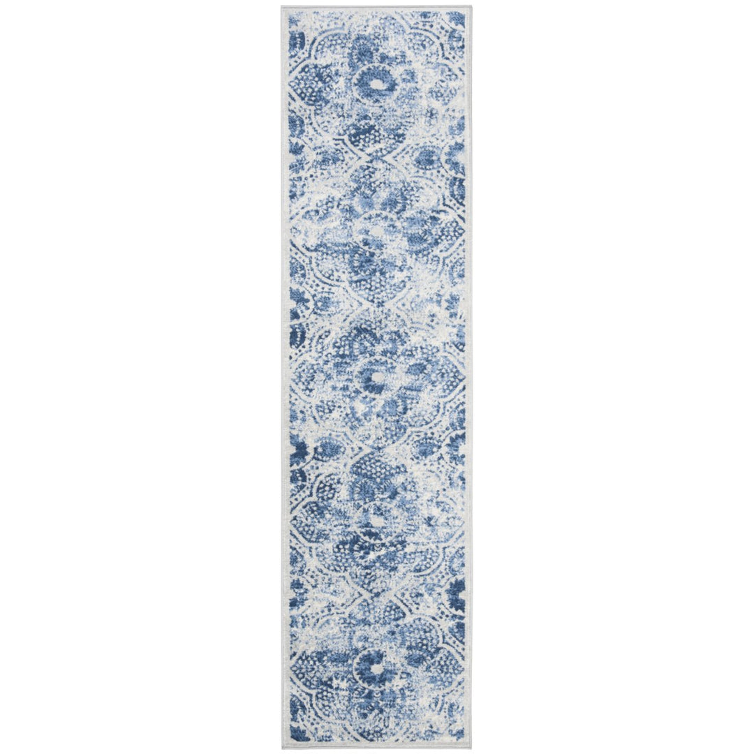 SAFAVIEH Brentwood Collection BNT862D Cream / Blue Rug Image 1