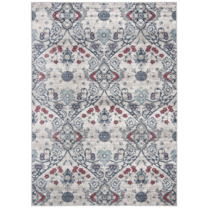 SAFAVIEH Brentwood Collection BNT894M Navy / Grey Rug Image 9