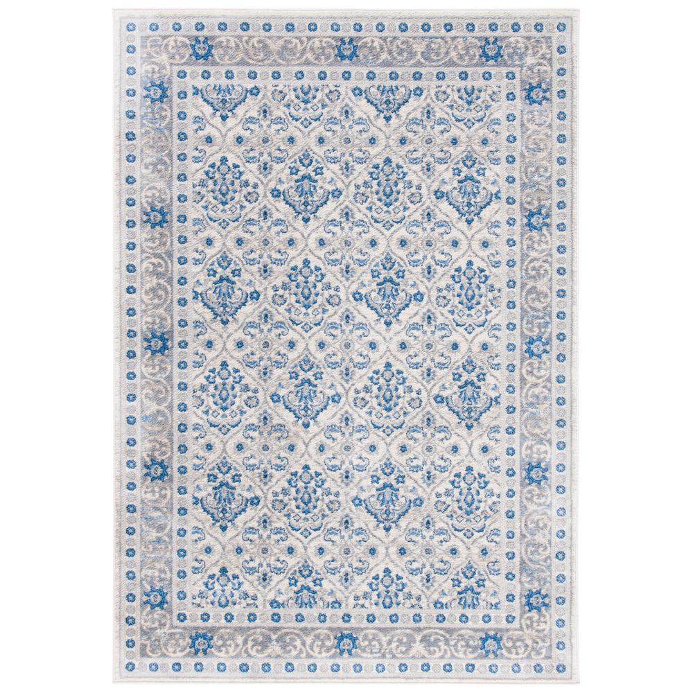 SAFAVIEH Brentwood Collection BNT870A Ivory / Blue Rug Image 2