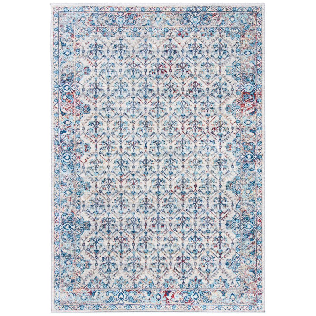 SAFAVIEH Brentwood Collection BNT869A Ivory / Blue Rug Image 2