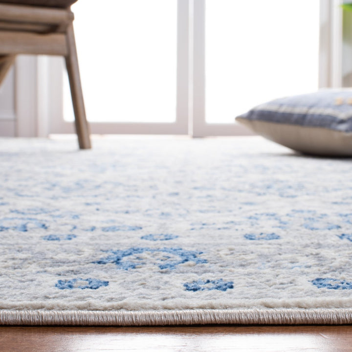 SAFAVIEH Brentwood Collection BNT870A Ivory / Blue Rug Image 7