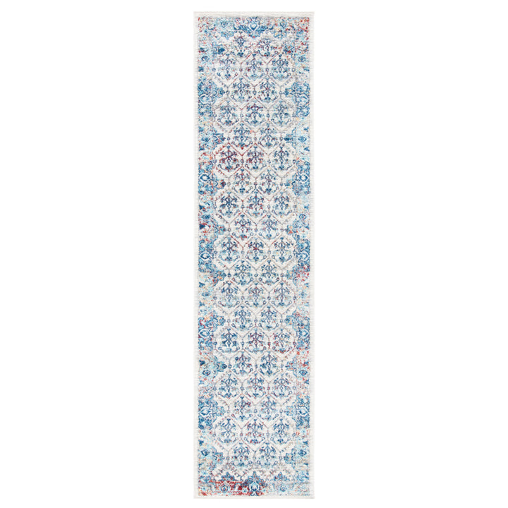 SAFAVIEH Brentwood Collection BNT869A Ivory / Blue Rug Image 5